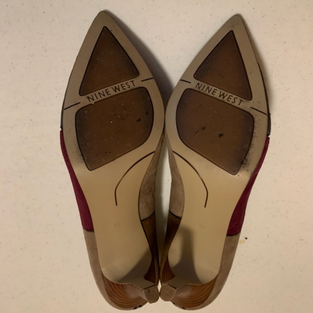 Patchwork Suede Pump-9 - image 6